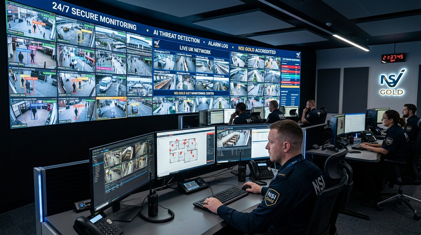 NSI Gold 24/7 ARC Remote CCTV Monitoring